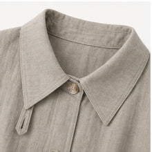 Cropped Lyocell Trench Jacket