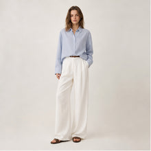 Blue Striped Relaxed Shirt