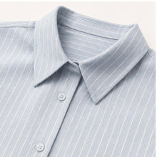 Blue Striped Relaxed Shirt
