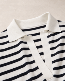 Striped Knit Polo