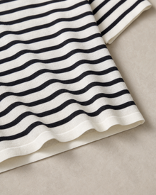 Striped Knit Polo
