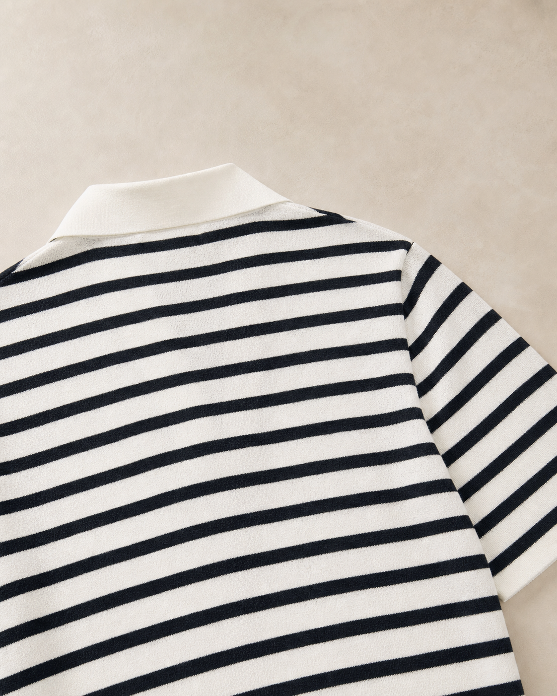 Striped Knit Polo