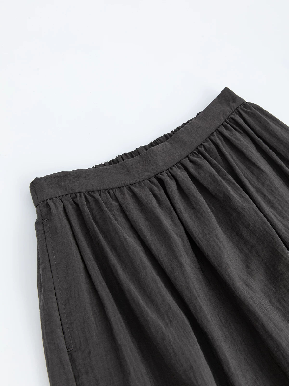Fold-Over Collar Oversized Top