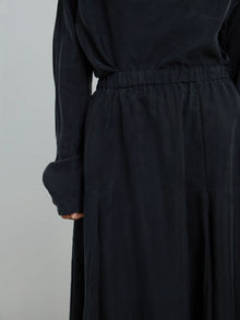 Pleated Circle Skirt