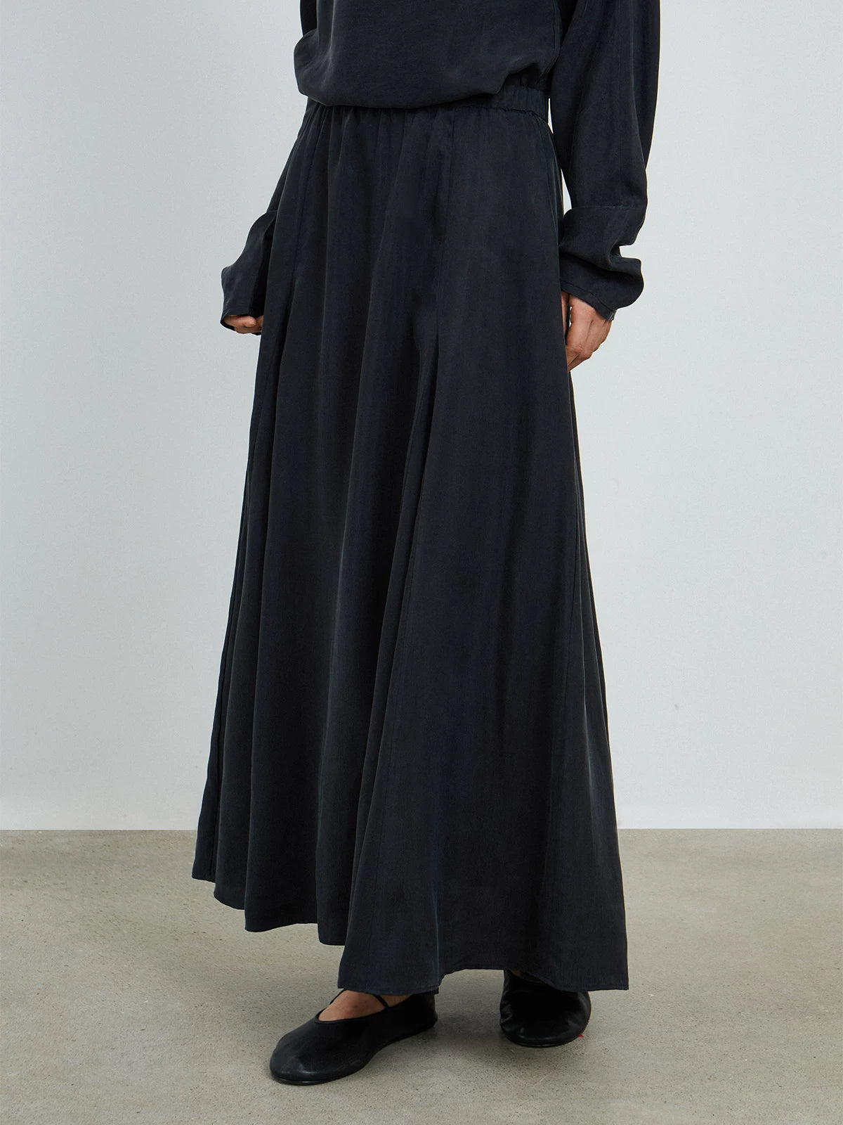 Pleated Circle Skirt