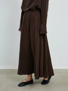 Pleated Circle Skirt