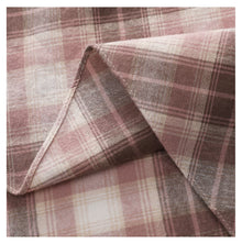 Pink Plaid Bias-Cut Midi Skirt