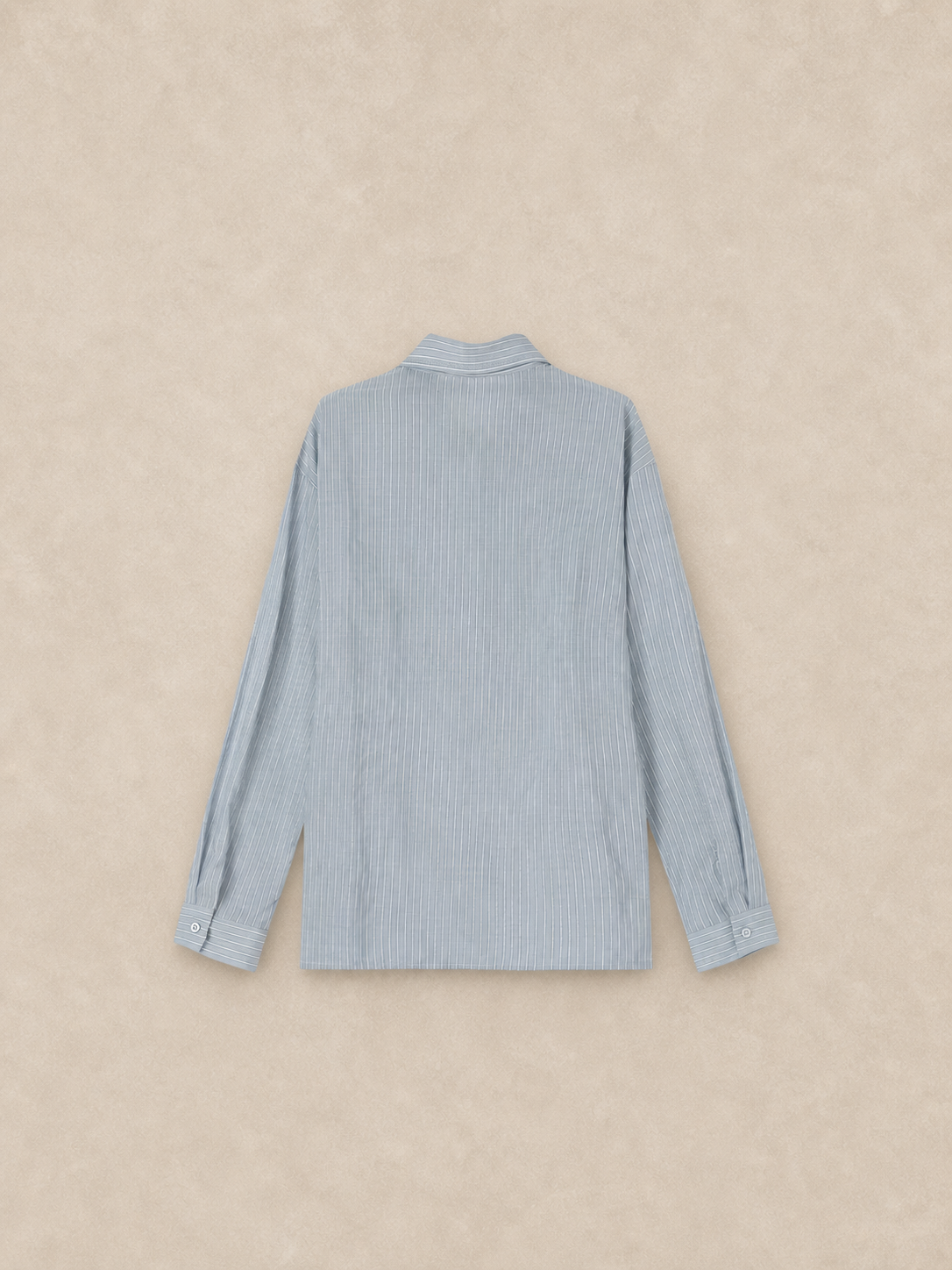 Blue Striped Relaxed Shirt
