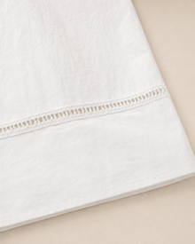 Embroidered Eyelet A-Line Midi Skirt