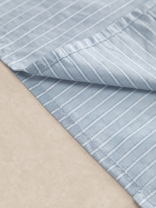 Blue Striped Relaxed Shirt