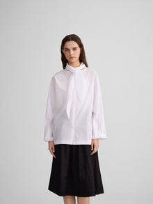 Accordion-Pleated Midi Skirt