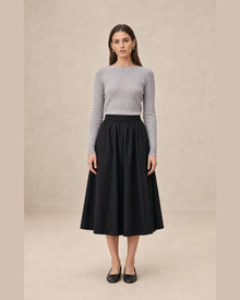 Fold-Over Collar Oversized Top