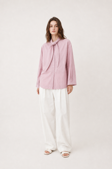 Reversible Bow-Tie Blouse