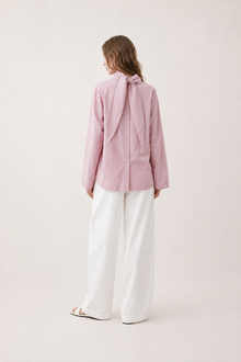 Reversible Bow-Tie Blouse