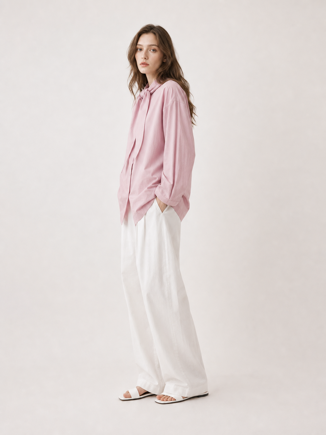 Reversible Bow-Tie Blouse