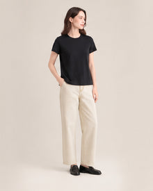 Embroidered Eyelet A-Line Midi Skirt