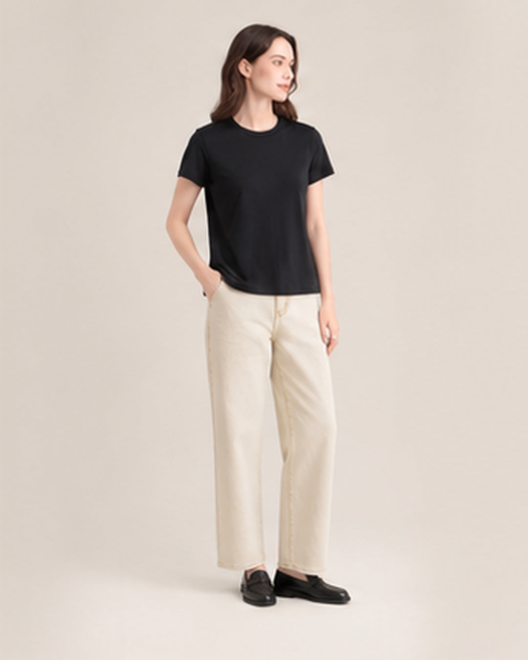 Embroidered Eyelet A-Line Midi Skirt