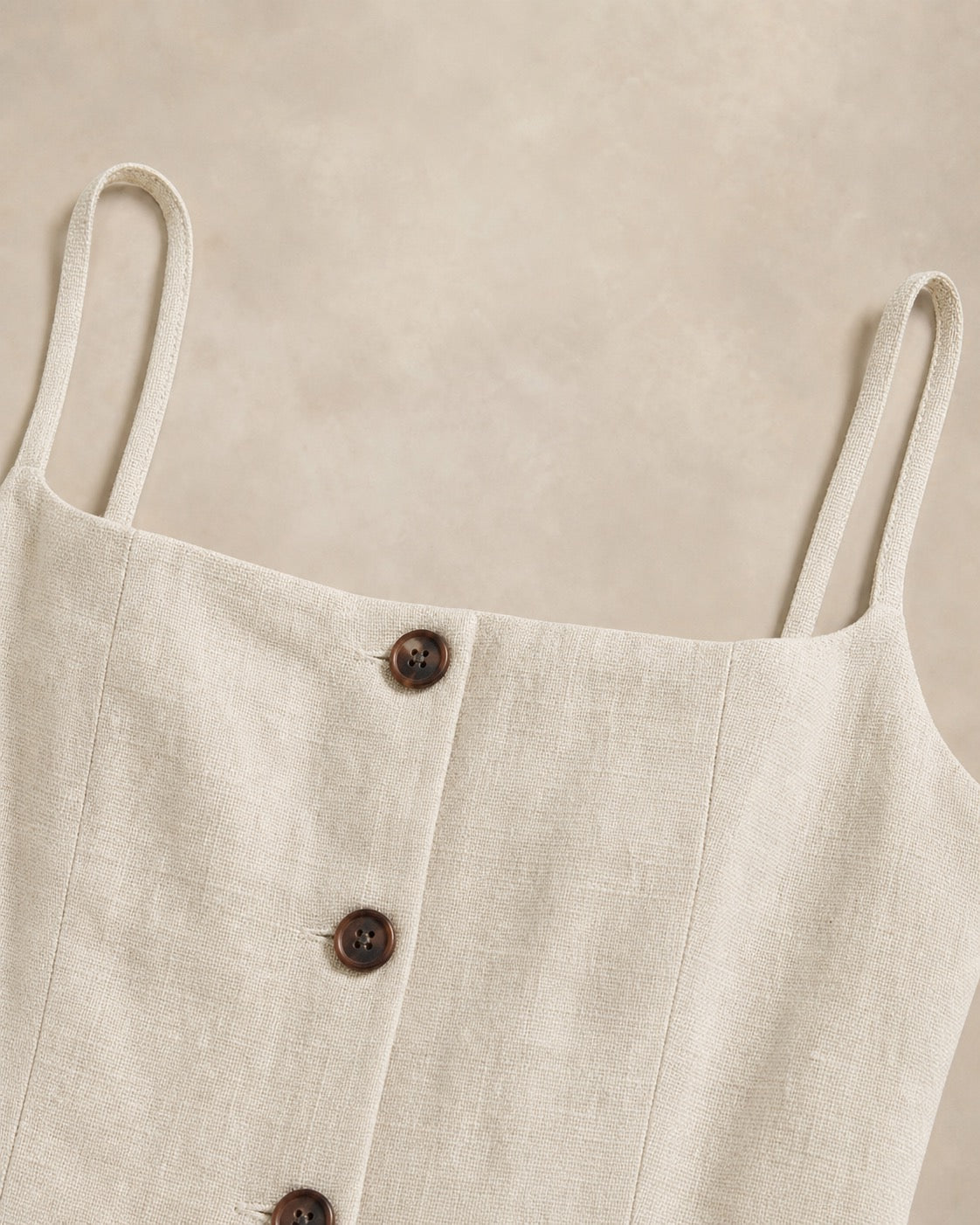 Linen Boat-Neck Camisole