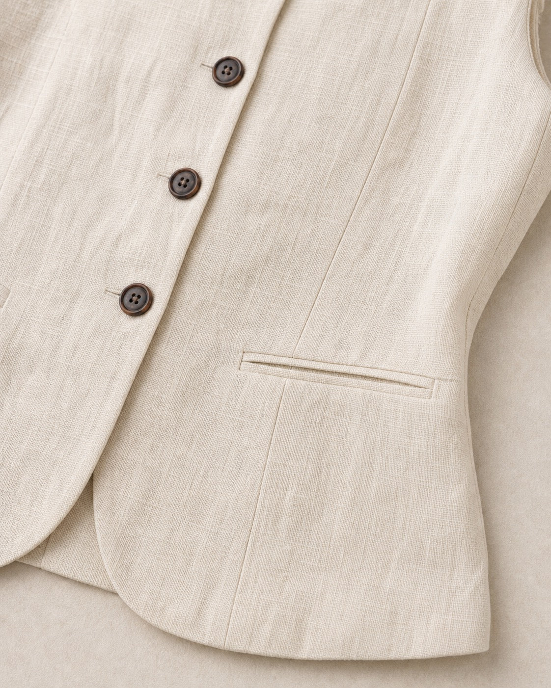 Linen Boat-Neck Camisole