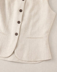 Linen Boat-Neck Camisole