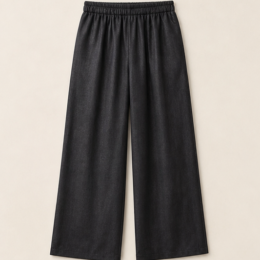 Bel Composto Airy Wide-Leg Pull-On Trousers, front product view