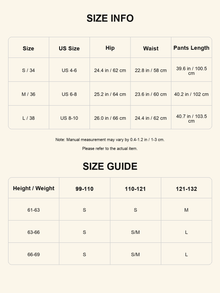Size chart - Asymmetric Cupro Shoulder Top
