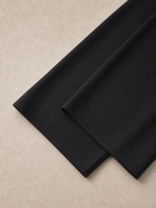 Wool-Look Wide-Leg Airy Trousers