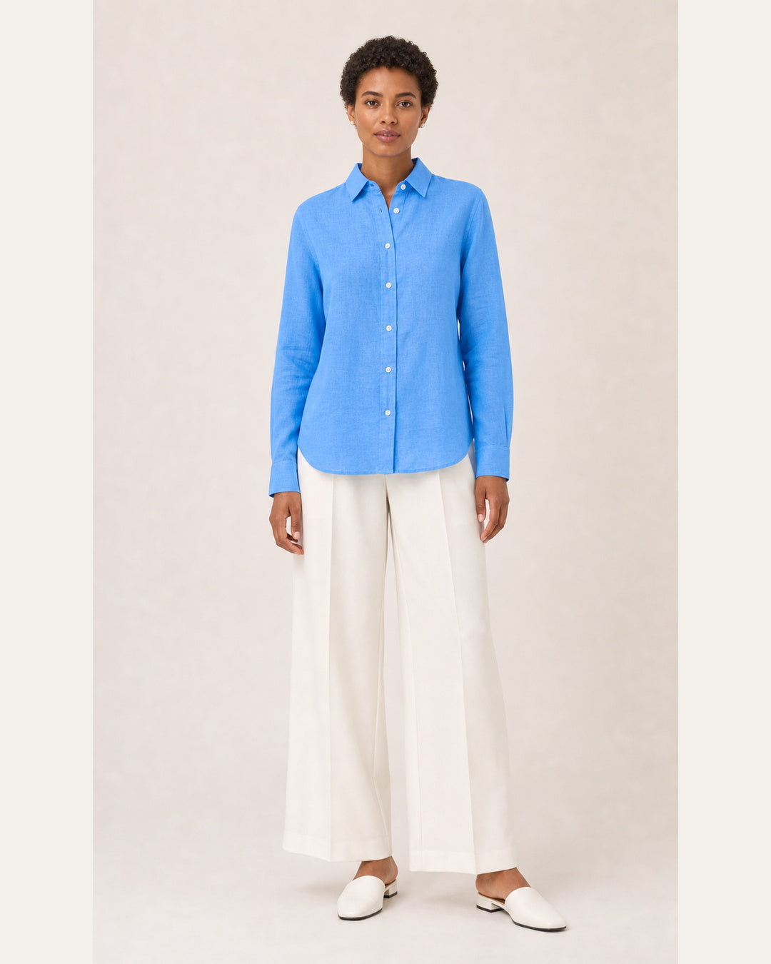 Linen Long-Sleeve Shirt