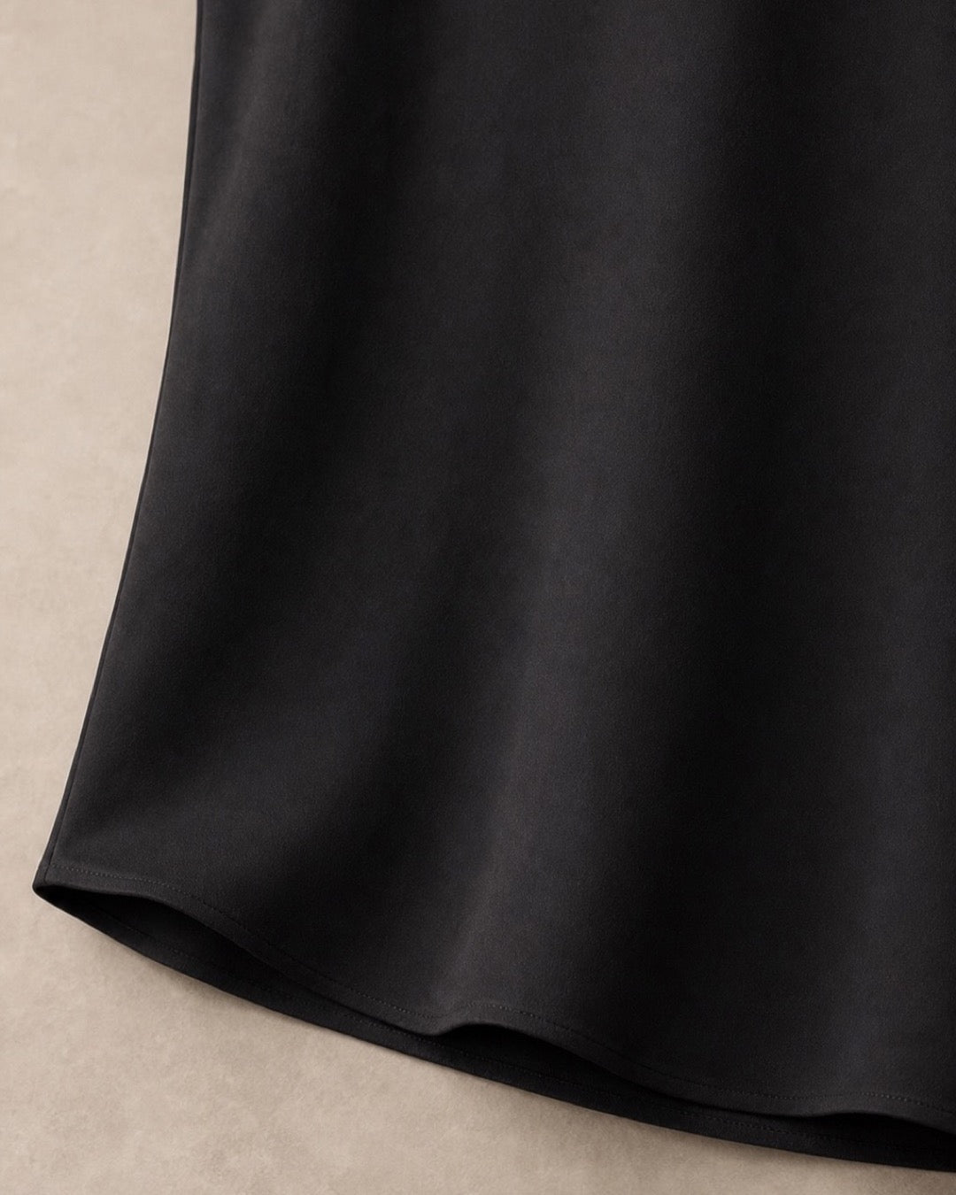 Back-Button Cupro Sleeveless Top