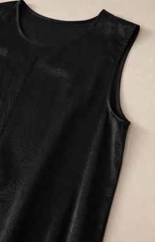 Cupro Sleeveless Midi Dress