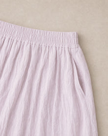 Crinkle A-Line Midi Skirt