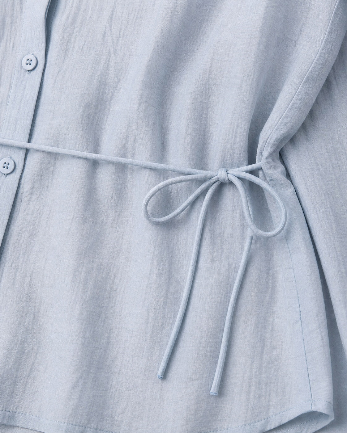 Drawstring-Waist Relaxed Shirt