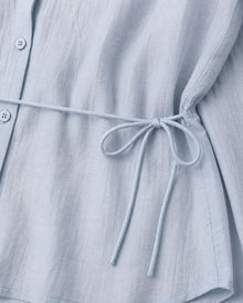 Drawstring-Waist Relaxed Shirt