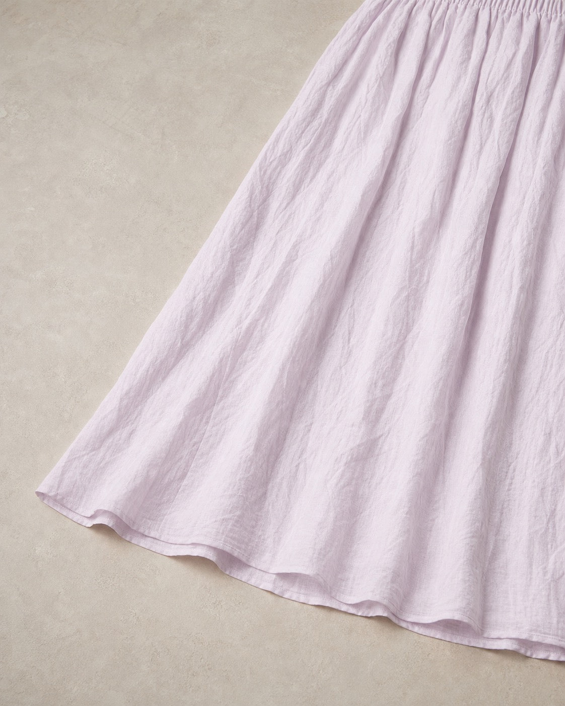Crinkle A-Line Midi Skirt