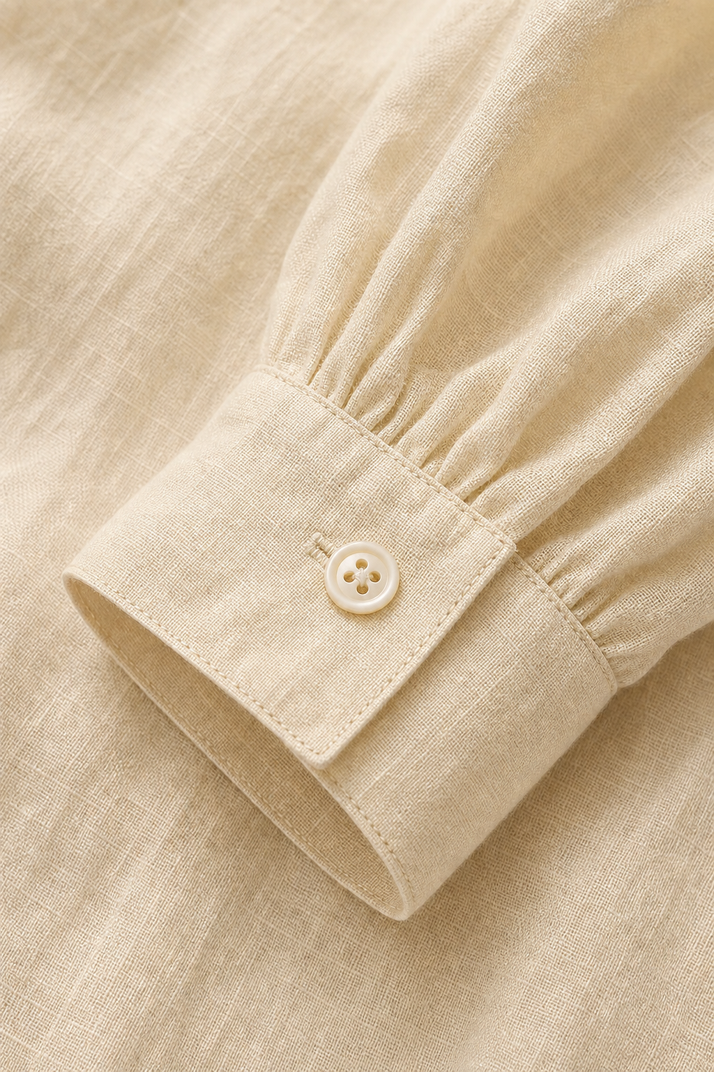 V-Neck Linen Shirt